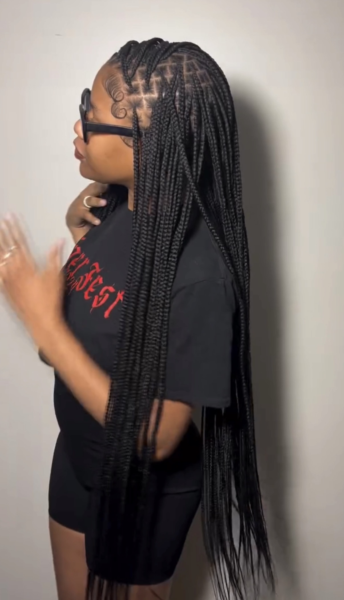 Small Knotless Braids
